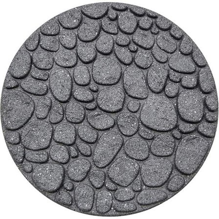 Flodstenar av återvunnet gummi, slitstarka (enkel)