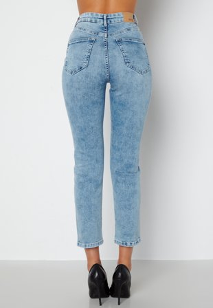BUBBLEROOM High Waist Jeans Klær