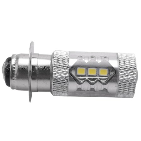 H6-ajovalo LED-lamput, 12V Xenon White P15d-1/h6m 80W sumuvalolamppu autoilmaisinlamppu 600 [DB]