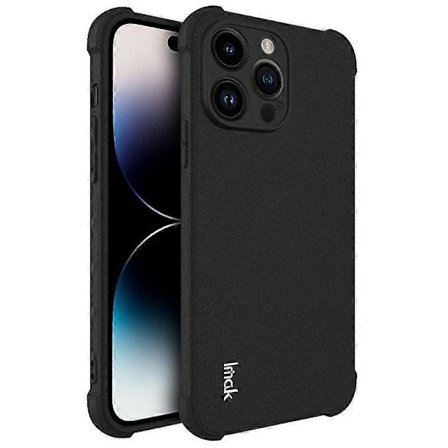 IMAK Flexibelt TPU Matt Telefonskal med Airbag i Fyra Hörn för iPhone 14 Pro Max