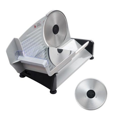 Elektrisk Skärmaskin 200 W-Duoku-Skärapparat med 190 mm Blad-Justerbar Hastighet från 70 till 100 varv/min-Tjocklek Justerbar