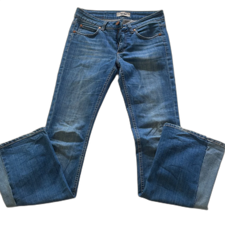 Blå bootcut jeans från Acne