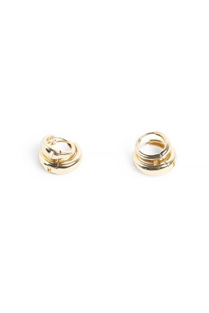 NA-KD Accessories Short Hoop Earrings (2-pack) - Smykker - Guld - One Size