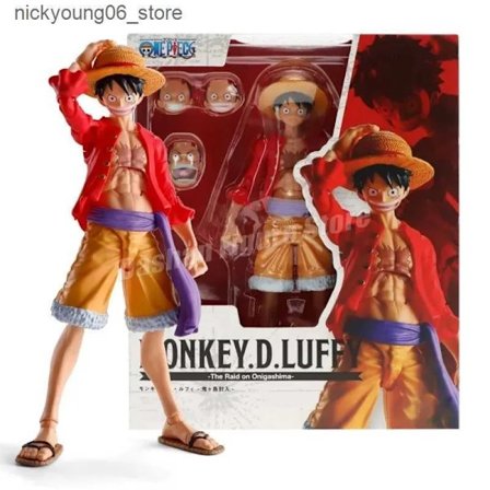 Tegneseriefigurer 15 cm integreret digital Shf Monkey D Luffy action figur PVC serie animation Ghost Island Battle Luffy model legetøj L240910.Ca