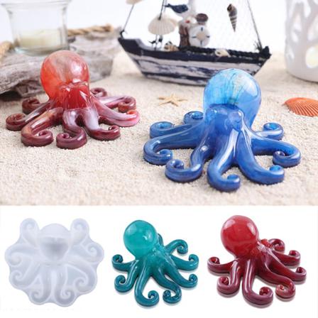 Gör Det Själv Molds Epoxi Sea Series Ocean Octopus Form Sili
