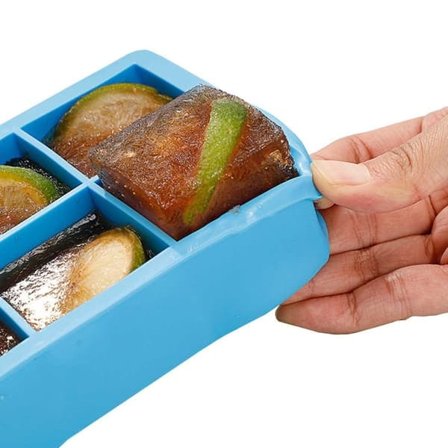 Silikone Isform til 8 Store Isterninger—pa