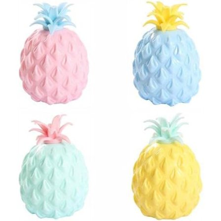 *Leksak, frukt Squishy Anti Stress Leksak, Squeeze Stressboll, Frukt Ananas*