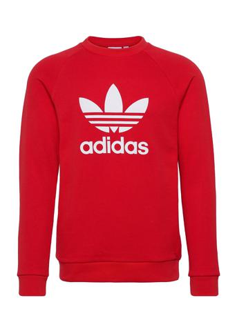 Adicolor Classics Trefoil Crewneck Sweatshirt Red Adidas Originals