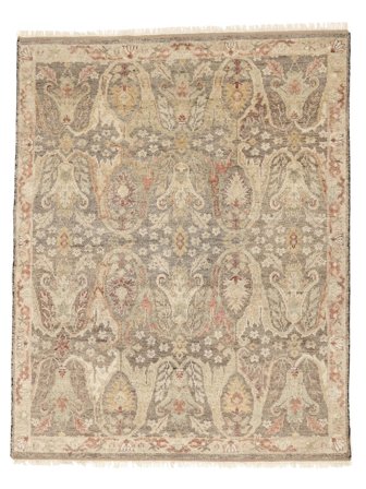 Oushak Indo Rug 246X306 Orange/Brown Wool, India