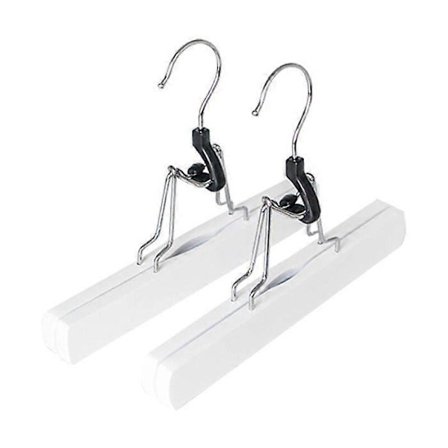 Hvite 6-delers buksehengere i tre