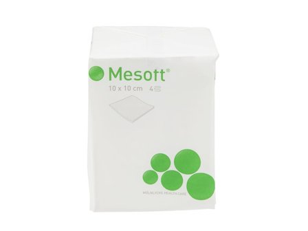 Mesoft usterile kompresser 10 x 10 cm 100 stk