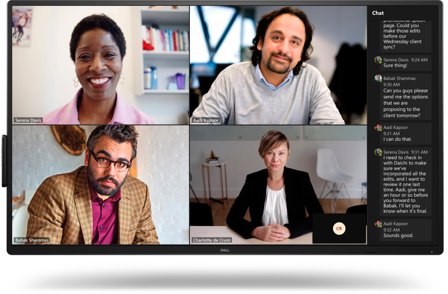 DELL 55 4K Conference Room Monitor P5525QC 138.68cm 54.6inch IPS 3840x2160 60Hz 16:9 400cd/m2 DP USB-C HDMI