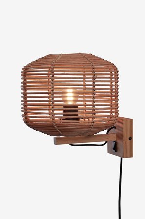 Good&Mojo - Væglampe Tanami 25x20 cm - Natur - Væglamper - Fra Homeroom