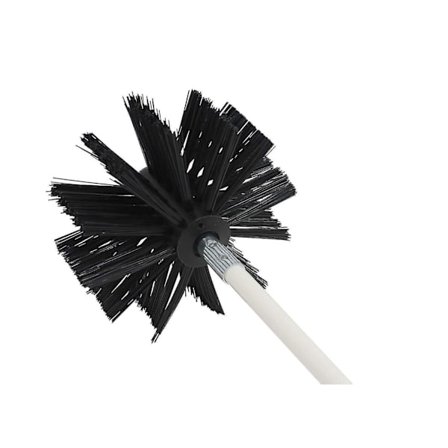 Flexible Dryer Vent Cleaning Kit, Lint Remover, Extends Up To 12 Feet, Synthetic Brush Head, Use With Or Without A Power Drill