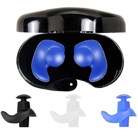 5 Par Silicone Ørepropper Svømning Spiral Ørepropper, Vandtætte Voksne Børns Næseklemme Ørepropper Sæt Svømning Tilbehør