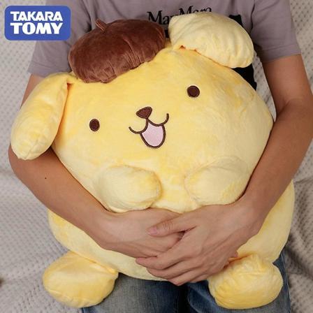 50 cm Sanrio Pompompurin Pehmolelu Iso Koko Ihastuttava Tyynylahja Lapsille Super Pehmeä Pom Pom Purin Plushie Nuken Huoneen Koriste