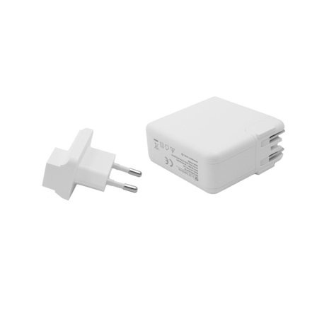 Apple 60W USB-C Strömadapter Till MacBook, Huawei, Matebook, HP, Dell, XPS