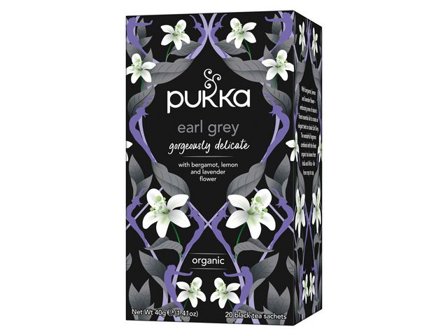 PUKKA Te Svart Gorgeous Earl Grey 20/fp - Lyreco - Kök och servering - Kaffe och te - Te