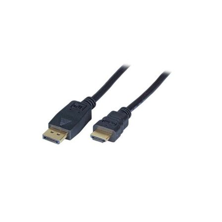 EFB ELEKTRONIK DisplayPort auf HDMI A, St.-St., 2,0m, schwarz