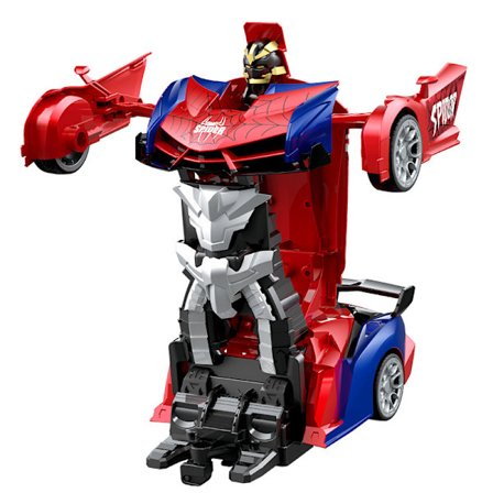 [LCS] Spider Transform RC Bil Legetøj Med Øjne Og Lys Fjernbetjening Bil Deformation