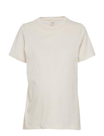 The-Shirt T-shirts & Tops Short-sleeved Creme Boob