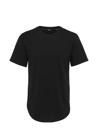 Onsmatt Longy Ss Tee Noos Tops T-shirts Short-sleeved Black ONLY & SONS