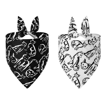 Hund Snusnäsdukar, Prints Pet Scarf, Snusnäsdukar Triangel Haklappar