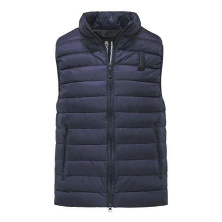 BomBoogie Vest in Padded Micro-Ripstop Nylon Blå, Herre