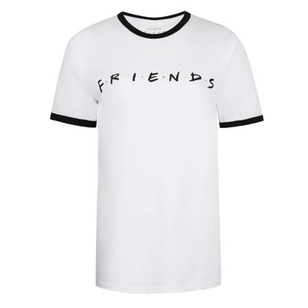 Friends Dam/dam Logotyp T-shirt L Vit/svart