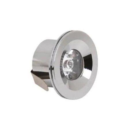 Mini infälld LED spotlight 1W (8W) 4200K krom