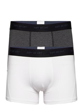 Cr7 Bamboo, Trunk 2-Pack Boxershorts Hvid CR7