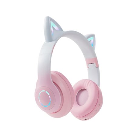Gaming Headset Trådlösa Bluetooth -hörlurar Cat Ear Headset