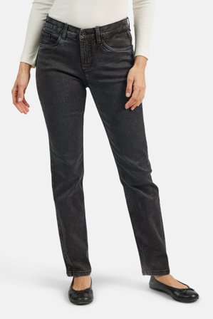 JENSEN - Jane Jeans - Mørkegrå - Curvy Fit - Smalle Ben