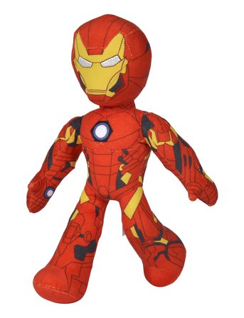 Iron Man Disney Marvel Iron Man Poserbart Gosedjur (25Cm) - Red - H:25CM