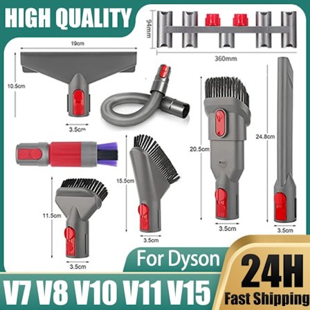 Teleskopstångsförlängningsrör för Dyson V7 V8 V10 V11 V15 Handdammsugare Förlängningsverktyg Tillbehör Reservdelar