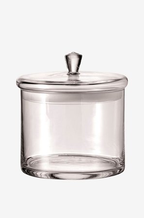 Leonardo - Lasipurkki 20 cm - Läpinäkyvä - Säilytyspurkit - - Homeroom