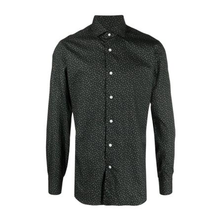 Barba Napoli Casual Shirts Grøn, Herre Skjorter, Størrelse: M