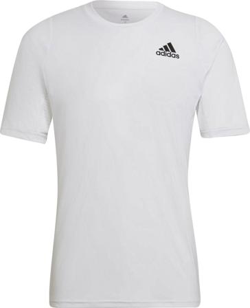 Adidas Men's Run Icons 3BAR Tee Men Short sleeved fitness sweater White XL