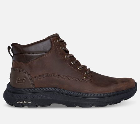 Skechers Støvler Herre - Relaxed Fit: Slip-ins Pollard - Waylon - Brun - Str. 40 - Med Air-Cooled Memory Foam