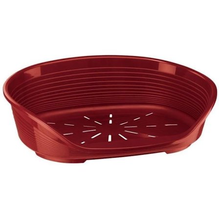 Korg - FERPLAST - SIESTA DELUXE 4 - Bordeaux - Oval - Invändig - Halkfri