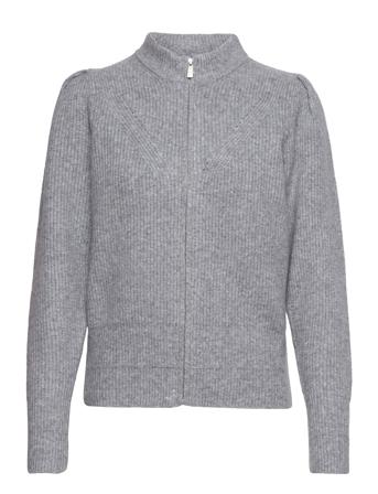 Yaswas Ls Knit Cardigan S. Strikkegenser Cardigan Grå YAS
