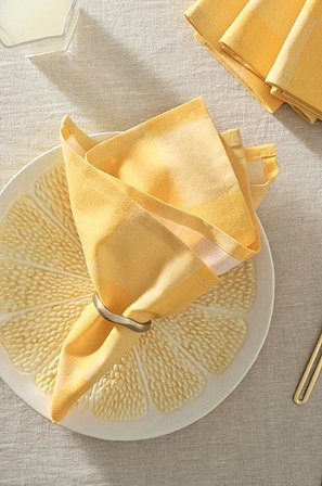 Jotex - Serviette 4er-pack Gelb - Bobbie - Kaufe Servietten bei Jotex