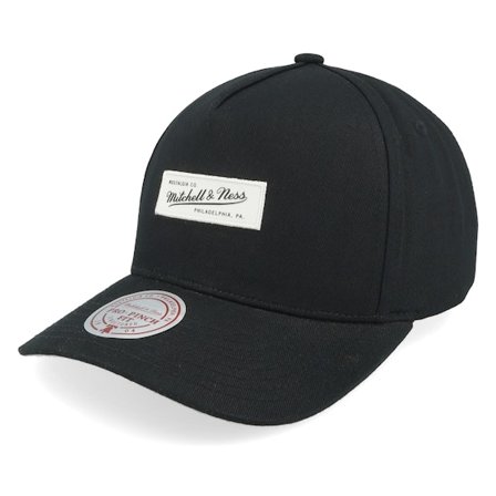 Mitchell & Ness - Černá adjustable Kšiltovka - Box Logo 2.0 Pro Branded Black A-Frame Adjustable @ Hatstore