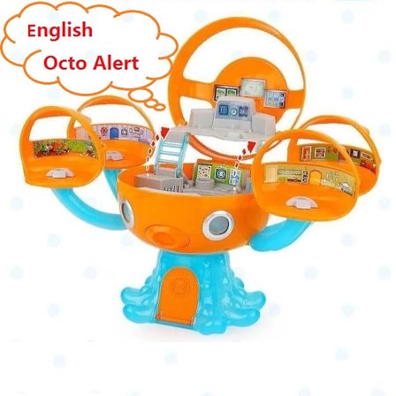 octonauts Octopod Lekehus Dukke Spill Spansk Octo-varsling Lyder Lys Anime Action Figur Dukke Barneleker Gaver til Barn