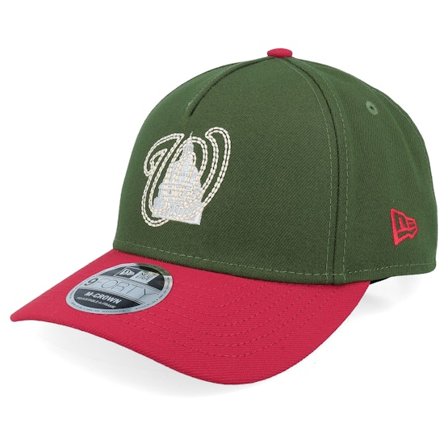 New Era - Verde adjustable Gorra - Washington Nationals City Feature M-Crown Green/Red A-frame Adjustable @ Hatstore