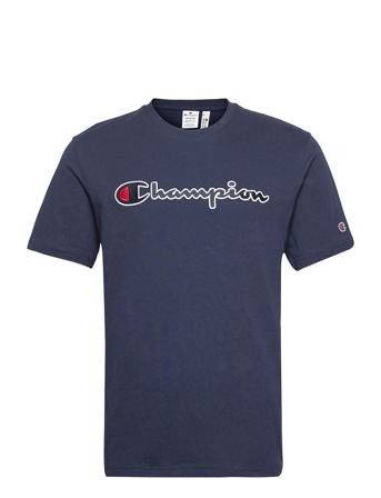 Crewneck T-Shirt Blue Champion Rochester