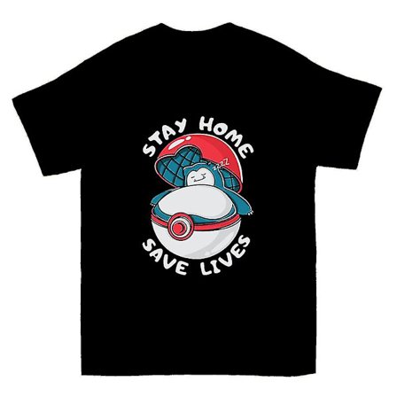 Stay Home Snorlax T-shirt