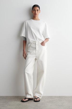 COS Women's Relaxed Cotton T-Shirt in White
