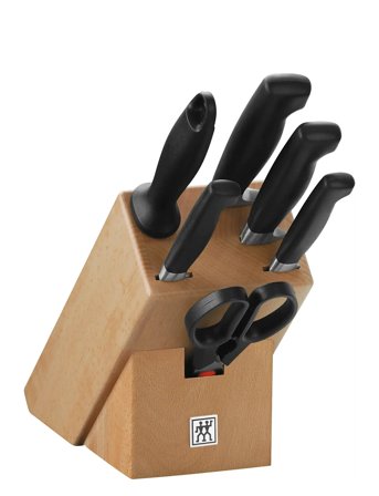 Zwilling Knivset Four Star 7-Delar - Black - ONE SIZE