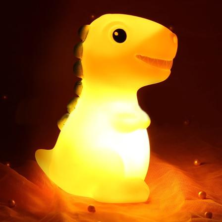 Barne Dinosaur-formet nattlys PVC-senglampe nattlampe
